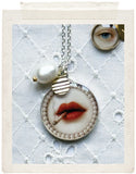 LIPS WITH CIGARETTE