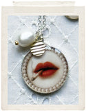 LIPS WITH CIGARETTE